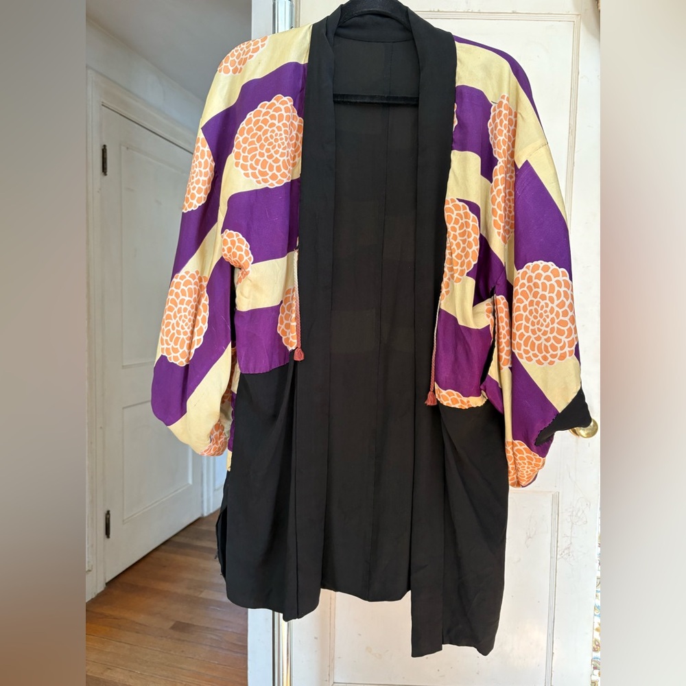 vintage 1920s silk haori kimono